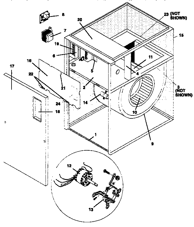 Electric furnace cabinets