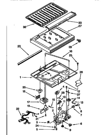Compartment separator parts