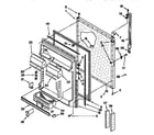 Whirlpool ED25DMXDB00 refrigerator door parts diagram