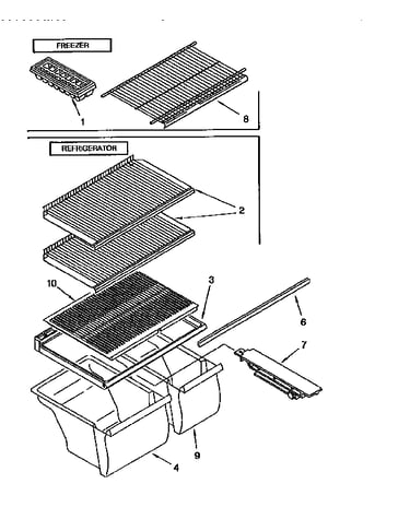 Shelf parts