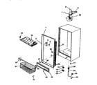 Kenmore 2539237383 cabinet parts diagram