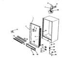 Kenmore 2539234114 cabinet parts diagram