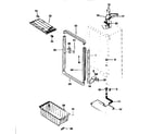 Kenmore 2539246411 cabinet parts diagram