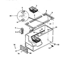 Kenmore 2539138582 cabinets parts diagram