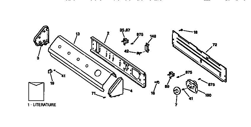 BACKSPLASH AND CONTROLS