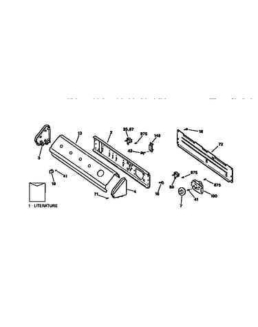 Backsplash and controls