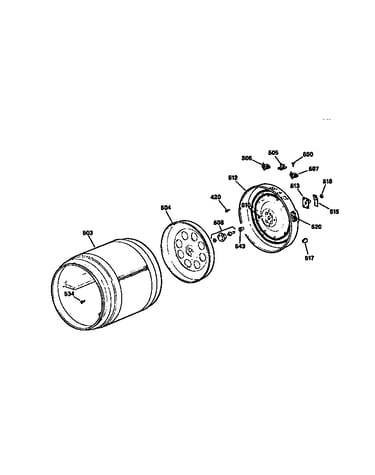 Drum and heater assembly