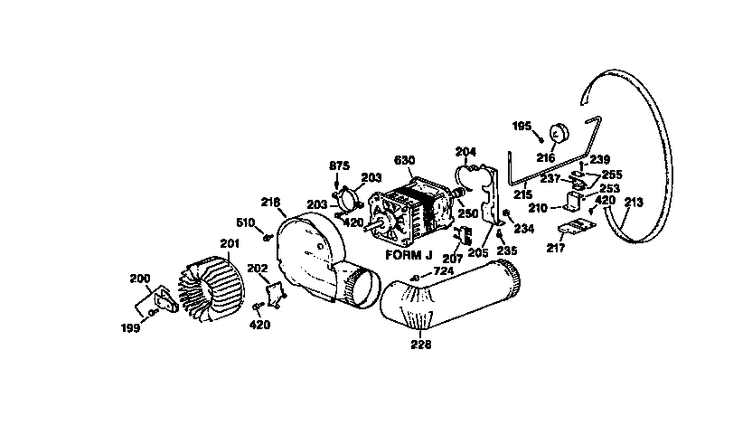 BLOWER AND DRIVE ASSEMBLY