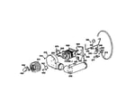 GE DDE7109SBLAA blower and drive assembly diagram
