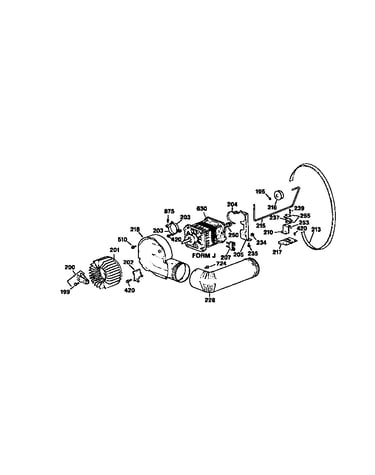 Blower and drive assembly