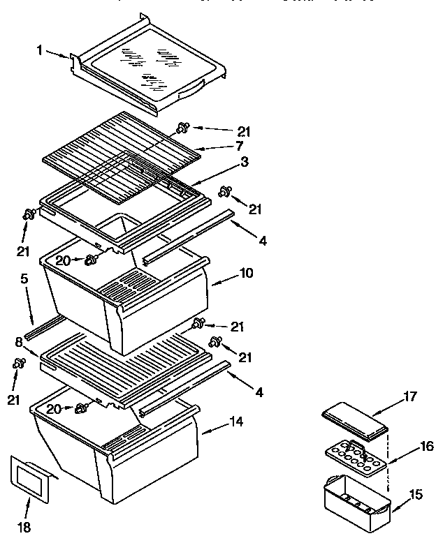 Refrigerator shelf