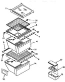 Refrigerator shelf