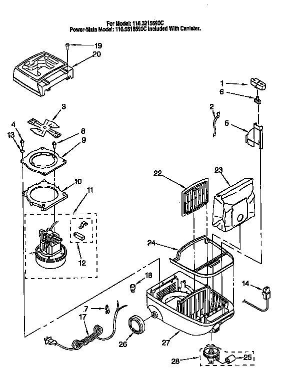 Vacuum cleaner assembly