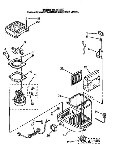 Vacuum cleaner assembly