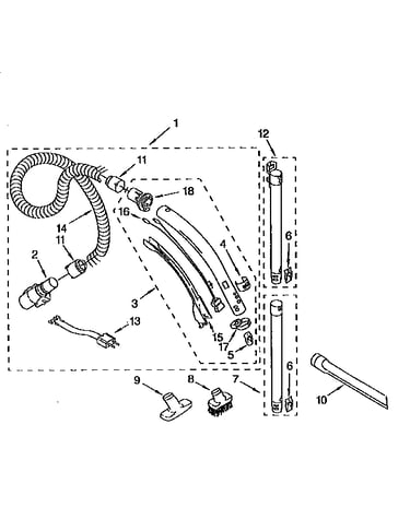 Hose and attachments