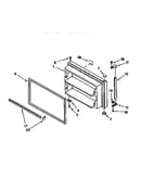 Freezer door assembly