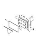 Freezer door parts