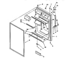 Kenmore 1069750311 refrigerator door parts diagram