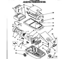 Kenmore 1163291590C hood and motor assembly diagram