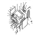 Amana RBP22AA/P1142331NW,L cabinet assembly diagram