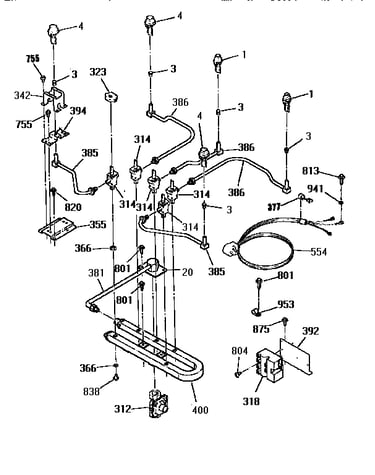 Burner section