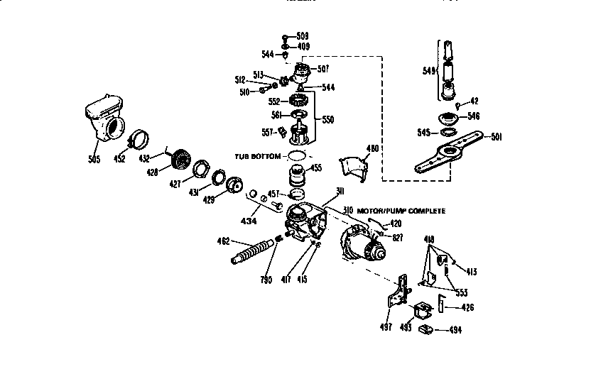 MOTOR PUMP MECHANISM