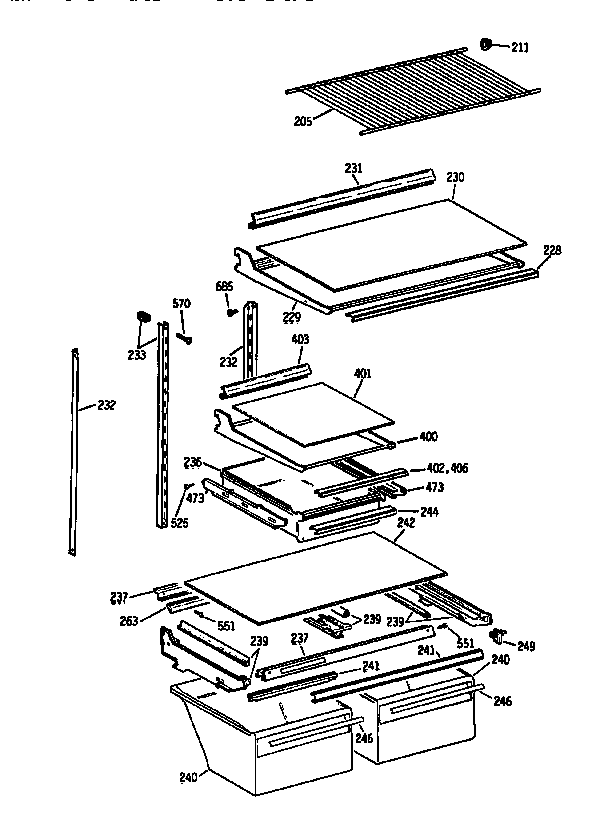 SHELF PARTS