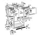 GE TBX18DIXBRWW cabinet parts diagram