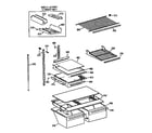 GE TBX18DIXBRWW shelf parts diagram