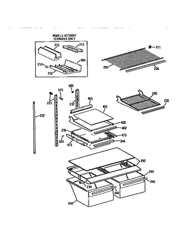 Shelf parts