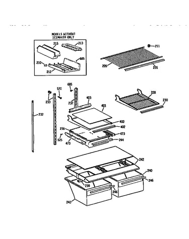 Shelf parts