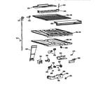 GE TBX18DAXBRAA compartment separator parts diagram