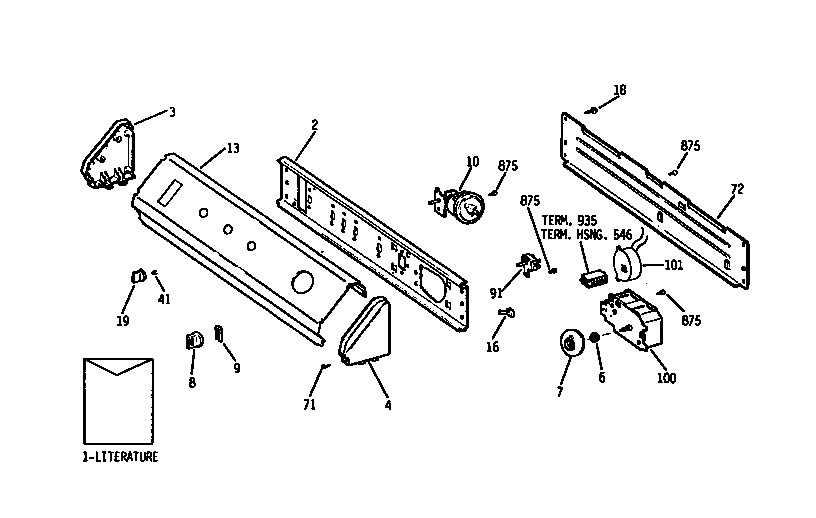 Control panel assembly