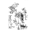GE WWA6800SALAD cabinet and suspension assembly diagram