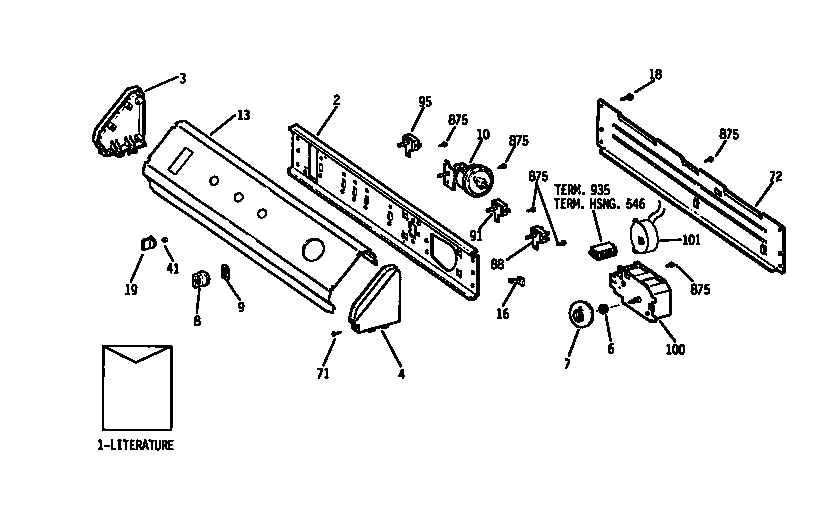 Control panel assembly