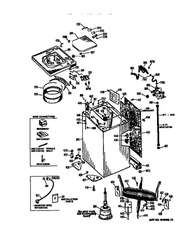 Cabinet and suspension asm.