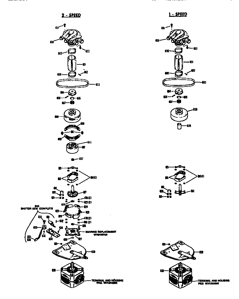 Pump/motor assembly