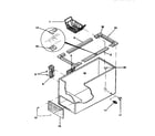 Kenmore 2539133281 cabinet parts diagram