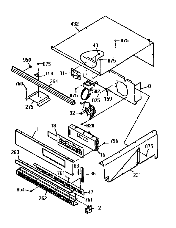 Control panel section