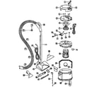 Bissell 1681-1 replacement parts diagram