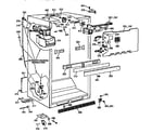 GE TBX21N1XDRAA cabinet asm diagram