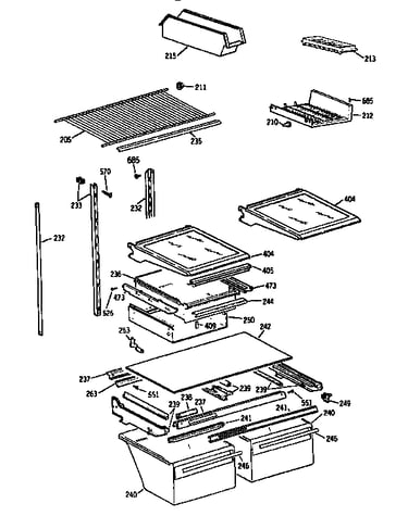 Shelf parts