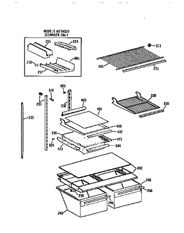 Shelf parts