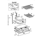 GE TBX18DIXERWW shelf parts diagram