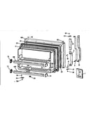 Freezer door section