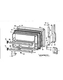 Freezer door section