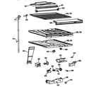 GE TBX18DISARWH compartment separator asm. diagram