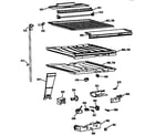 GE TBX18JASARHA compartment separator parts diagram