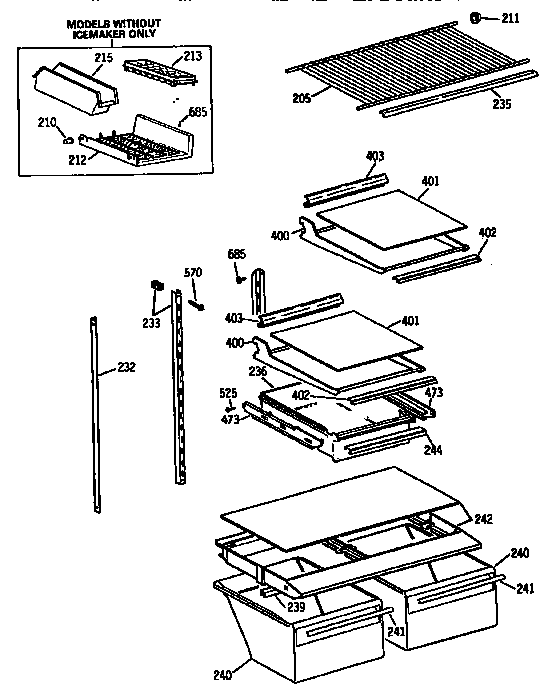 Shelf parts