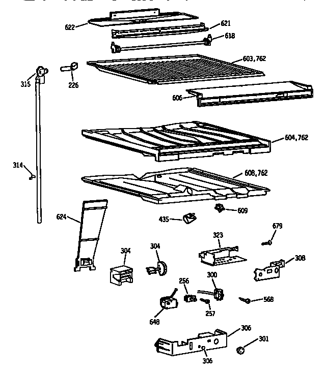 COMPARTMENT SEPARATOR ASM.